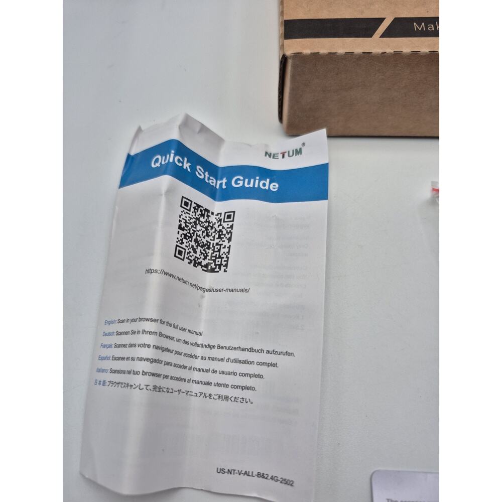 NETUM Mini Barcode Scanner/QR Code Scanner Model C750 New Open Box - Picture 9 of 9